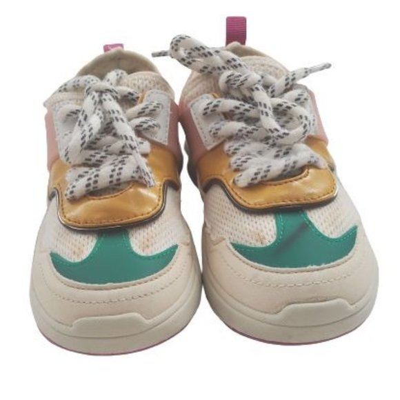 Zara Kids Girls Unisex Multicolored Lace Up Sneakers Size EU-31/ US-13 - Picture 7 of 13